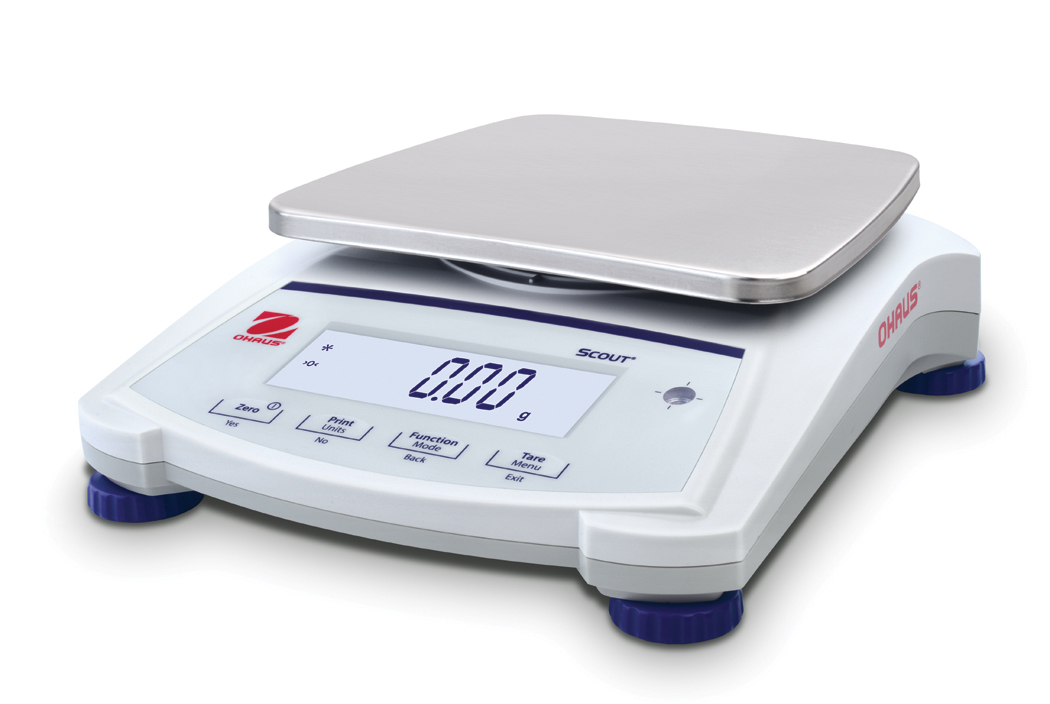 Ohaus Scout Jewellery SJX1502 1500g x 0.01g Portable Balance With Internal Calibration